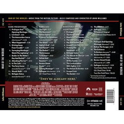 War Of The Worlds Soundtrack (John Williams) - CD Trasero