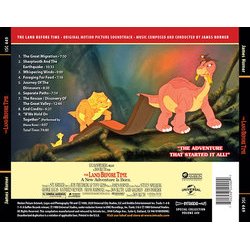 The Land Before Time Soundtrack (James Horner, Diana Ross) - CD Trasero