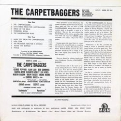 The Carpetbaggers Soundtrack (Elmer Bernstein) - CD Trasero