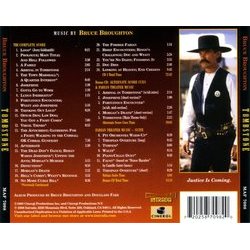 Tombstone Soundtrack (Bruce Broughton) - CD Trasero