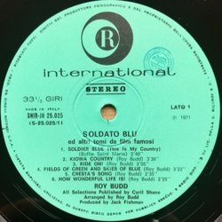 Soldato Bl Soundtrack (Roy Budd) - cd-cartula