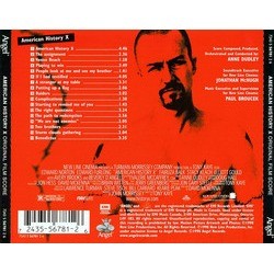 American History X Soundtrack (Anne Dudley) - CD Trasero