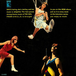 The Girl from U.N.C.L.E. Soundtrack (Jerry Goldsmith, Dave Grusin, Teddy Randazzo, Richard Shores) - CD Trasero