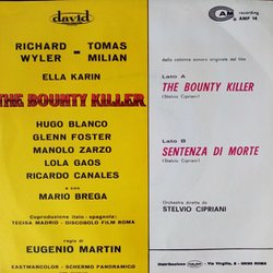 The Bounty Killer Soundtrack (Stelvio Cipriani) - CD Trasero