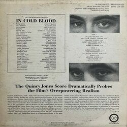 In Cold Blood Soundtrack (Quincy Jones) - CD Trasero