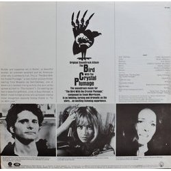 The Bird with the Crystal Plumage Soundtrack (Ennio Morricone) - CD Trasero