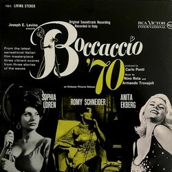 Boccaccio '70 Soundtrack (Nino Rota, Armando Trovajoli, Piero Umiliani) - Cartula