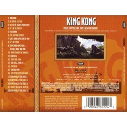 King Kong Soundtrack (James Newton Howard) - CD Trasero