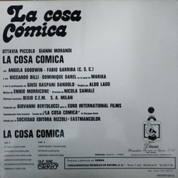 La Cosa Comica Soundtrack (Ennio Morricone) - CD Trasero