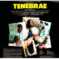Tenebrae Soundtrack (Massimo Morante, Fabio Pignatelli, Claudio Simonetti) - CD Trasero
