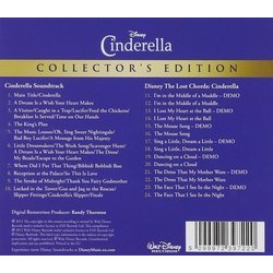 Cinderella Soundtrack (Mack David, Al Hoffman, Paul J. Smith, Jerry Livingston, Oliver Wallace) - CD Trasero