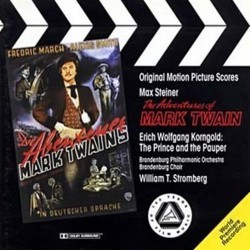 The Adventures of Mark Twain / The Prince and the Pauper Soundtrack (Erich Wolfgang Korngold, Max Steiner) - Cartula