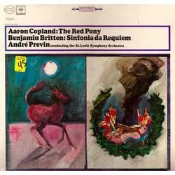 The Red Pony / Sinfonia De Requiem Soundtrack (Benjamin Britten, Aaron Copland) - Cartula