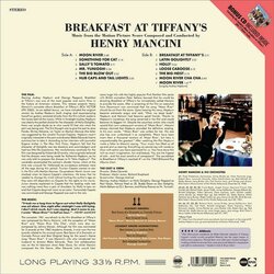 Breakfast at Tiffany's Soundtrack (Henry Mancini) - CD Trasero