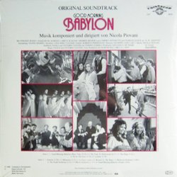 Good Morning Babylon Soundtrack (Nicola Piovani) - CD Trasero