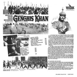 Genghis Khan Soundtrack (Dusan Radic) - CD Trasero