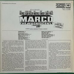 Marco the Magnificent Soundtrack (Charles Aznavour, Georges Garvarentz) - CD Trasero