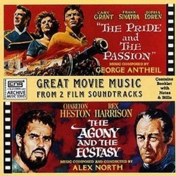 The Pride and the Passion / The Agony and the Ecstasy Soundtrack (George Antheil, Alex North) - Cartula